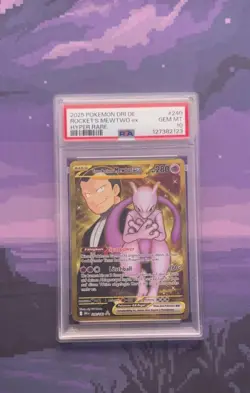 Pokemon Team Rockets Mewtu EX 240/182 Gold Holo Ewige Rivalen PSA 10 - Image 1