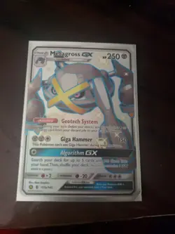 Pokemon SHINY , RARE* METAGROSS GX 157a/145 Pre Owned Collectors NEAR MINT - Image 1