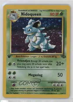 Nidoqueen Holo Dutch 1st Ed. Pokemon Jungle #7 1999 - Image 1