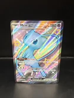 Pokemon TCG Paldean Fates Mew ex 216/091 Shiny Full Art Near Mint NM - Image 3