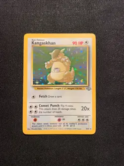 Pokemon TCG Kangaskhan Jungle 5/64 Holo Unlimited Holo Rare WOTC - Image 1