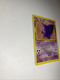 1999 Pokemon Gengar Fossil 20/62 Non-Holo Rare Unlimited - Image 3