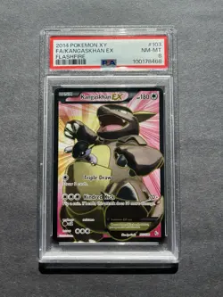 Pokemon 2014 Flashfire Kangaskhan EX Full Art Holo Ultra Rare 103/106 PSA 8 - Image 1