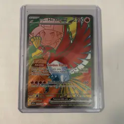 Pokemon TCG Ethan's Ho-Oh ex 209/182 Sv10: Destined Rivals Holo Near Mint - Image 1