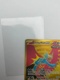 Pokemon TCG Roaring Moon EX 262/182 Hyper Rare Gold NM Condition - Image 5