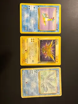 Zapdos Articuno Lapras carta POKEMON prima edizione ITA 30/62 SET FOSSIL rara - Image 1