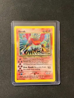 Pokemon Ho-Oh Neo Revelation 7/64 Holo Foil Rare - Image 1