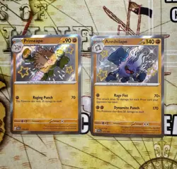 Shiny Pokemon Bundle - Primeape + Annihilape - Paldean Fates - Image 1