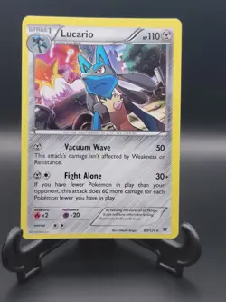 Lucario - 63/124 - Holo - Pokemon XY - Fates Collide - Image 1
