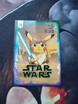 Luke Skywalker (Pikachu) #87 - Galaxy Holo - Electric Pikachu Cosplay - Pokemon - Image 1