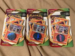 Pokemon TCG Vivid Voltage Booster Blister Packs x3 Litwick Evo Line Promo Sealed 820650808036 - Image 1