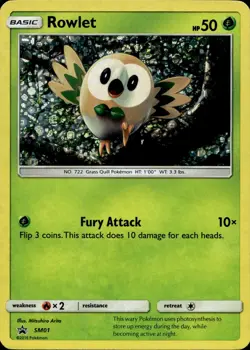 Rowlet SM01 Promo SM Black Star Promos Multi Item Discount MP - Image 1