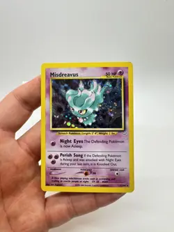 Misdreavus 11/64 Unlimited Holo Rare 2001 Pokemon Neo Revelation - Image 2