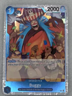 2X One Piece Card Game Buggy Foil Booster The Best Vol. 2 ST17-003 - Image 2