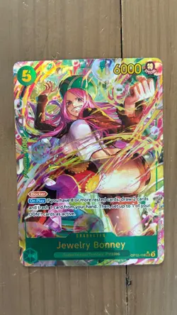 Jewelry Bonney (118) One Piece Legacy of Master Alternate Art OP12-118 Parallel - Image 1