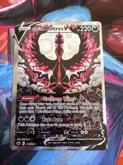 Galarian Moltres V (Alternate Full Art) 177/198 Swsh06: Sword & Shield Card MINT - Image 1