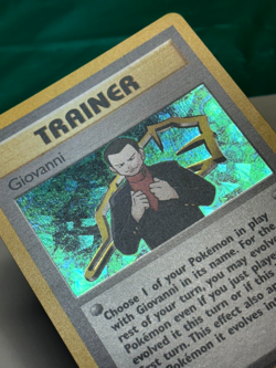 Giovanni - 18/132 - Pokemon Gym Challenge 1st Edition Holo Rare Card NM Card - Image 2