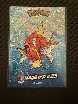 Pokemon #129 Magikarp Stained Glass Crystal Card Collection Holo (2024) - Image 1