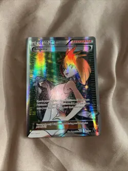 Pokemon TCG Brigette Full Art Ultra Rare Trainer Card BREAKthrough 161/162 Foil - Image 1