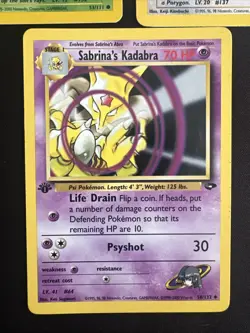 1st Edition Pokemon 9 Card Lot! - Image 4