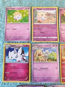 TOGEPI, TOGETIC, & TOGEKISS BUNDLE OF POKEMON CARDS - Image 2