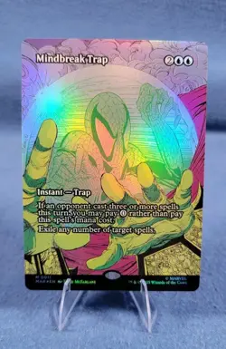 x1 Mindbreak Trap MAR MTG 11 FOIL BORDERLESS MYTHIC M/NM 1x - Image 1