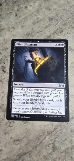 Illicit Shipment Streets of New Capenna Regular Sorcery Uncommon MTG NM - Image 1