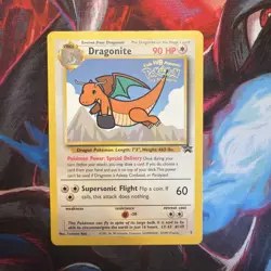 Pokemon TCG Movie Black Star Promo Dragonite #5 WOTC Stamped Rare Vintage - Image 1