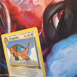 Pokemon TCG Movie Black Star Promo Dragonite #5 WOTC Stamped Rare Vintage - Image 5