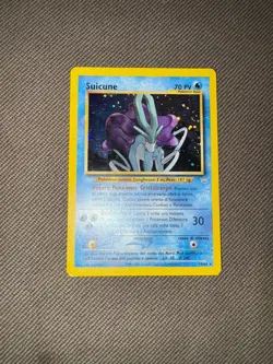 2002 Pokemon FRENCH Unlimited Neo Revelation Suicune Holo 14/64 LP - US Seller - Image 1