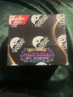 Pokemon TCG: Mega Evolution-Phantasmal Flames Booster Box Sealed (36 Packs) - Image 1