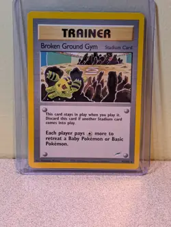 Pokemon TCG Neo Destiny Broken Ground Gym NM 92/105 Vintage - Image 1