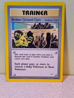 Pokemon TCG Neo Destiny Broken Ground Gym NM 92/105 Vintage - Image 2