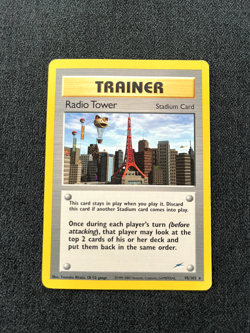 Pokemon TCG Radio Tower 95/105 Neo Destiny Regular Lightly Played - Image 1