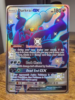 Darkrai GX SV70/SV94 Hidden Fates: Shiny Vault Holo Full Art 2019 Pokemon NM - Image 1