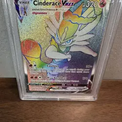 2020 Pokemon SWSH Rebel Clash Cinderace VMAX #194/192 PSA 10 - Image 3