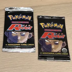 2 Pokemon Team Rocket Boosters - 1st Edition & Unlimited Factory Sealed 🚀 - Image 1