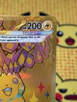 Pikachu ex 179/131 Sv: Prismatic Evolutions NM Pokemon TCG Hyper Rare Gold Pack - Image 2