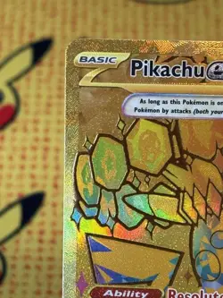 Pikachu ex 179/131 Sv: Prismatic Evolutions NM Pokemon TCG Hyper Rare Gold Pack - Image 3