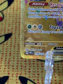 Pikachu ex 179/131 Sv: Prismatic Evolutions NM Pokemon TCG Hyper Rare Gold Pack - Image 4