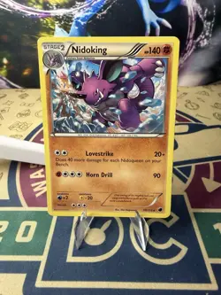 Nidoking 58/116 Plasma Freeze Non Holo Rare Pokemon - Image 1