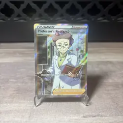 Pokemon Professor's Research 201/202 Sword & Shield Ultra Rare Full Art Holo NM - Image 1
