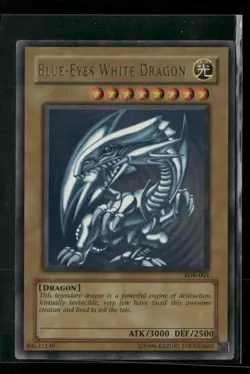 Blue-Eyes White Dragon #SDK-001 Yugioh Ultra Rare - Image 1