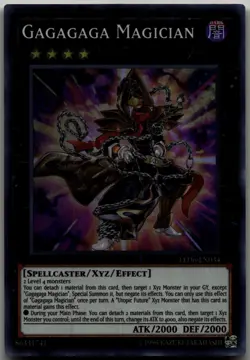 Gagagaga Magician Super Rare Legendary Duelists: Magical Hero LED6-EN034 LP - Image 1