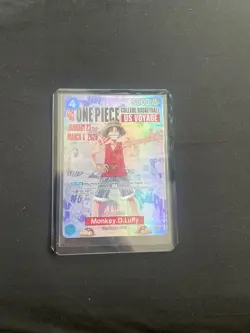 Monkey.D.Luffy (055) (College Basketball US Voyage) P-055 One Piece Promotion - Image 1