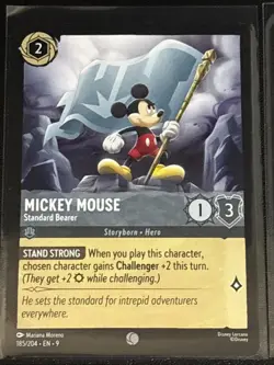 Disney Lorcana Standard Characters Theme 6 Card Lot Mickey Mouse - Image 2