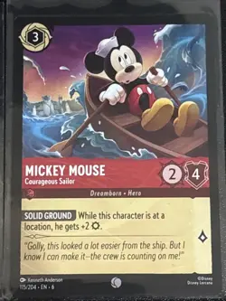 Disney Lorcana Standard Characters Theme 6 Card Lot Mickey Mouse - Image 5
