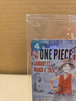 2026 One Piece Monkey.D. Luffy US Voyage College Basketball Promo Card Sealed - Image 2