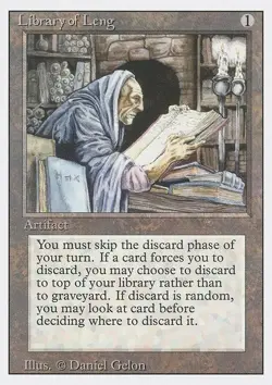 Library of Leng - Non-Foil - Revised Edition - 261 | MTG Card - Image 3