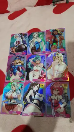 FULL SET OF 9 GODDESS STORY SENPAI HAVEN 5 ZR WAIFU CARDS DARK MAGICIAN GIRL - Image 2